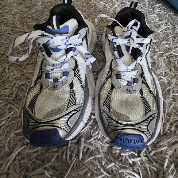 Balenciaga Other - Balenciaga Athletic Shoes in Black, White, and Blue